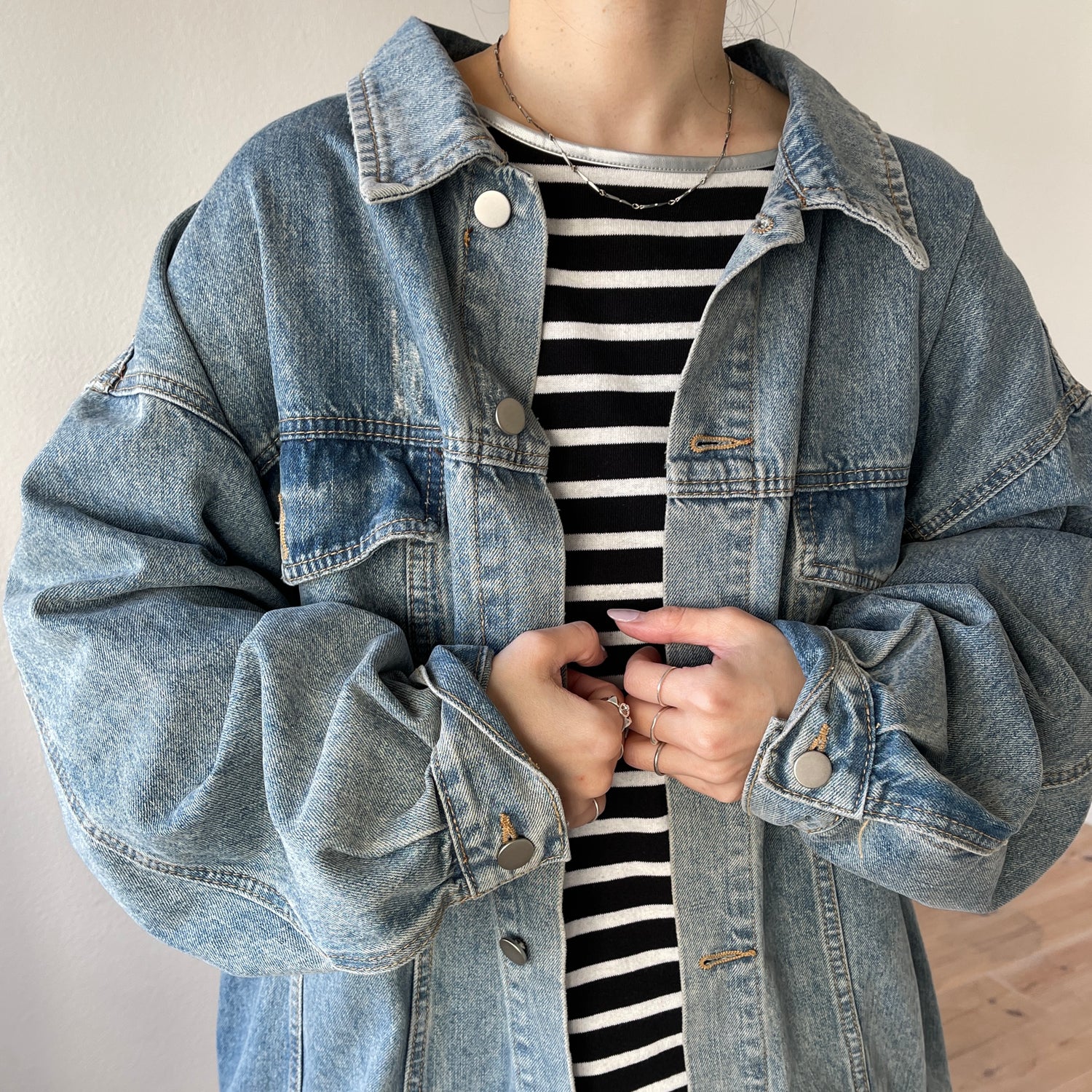 perfect silhouette buddy denim jacket / blue