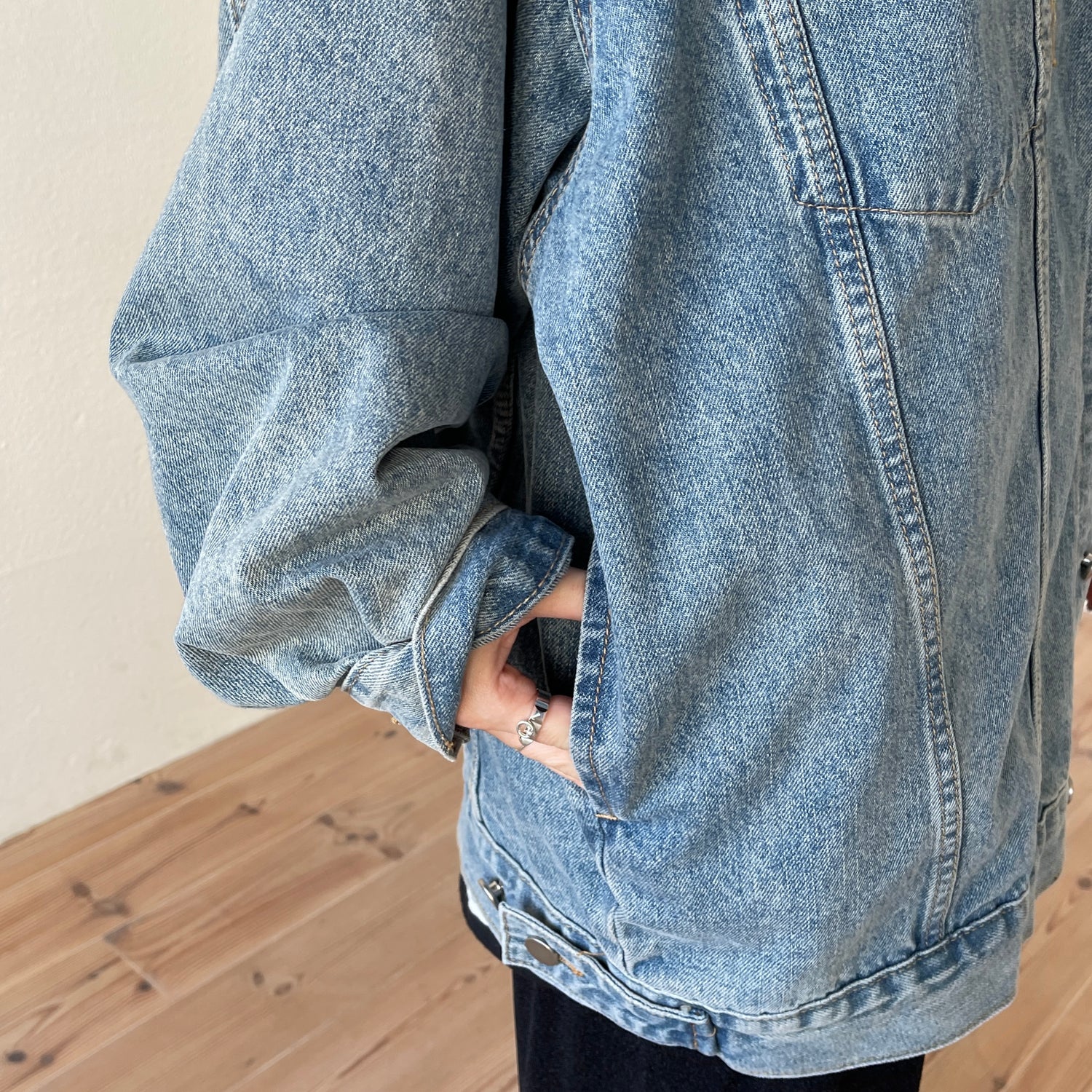 perfect silhouette buddy denim jacket / blue