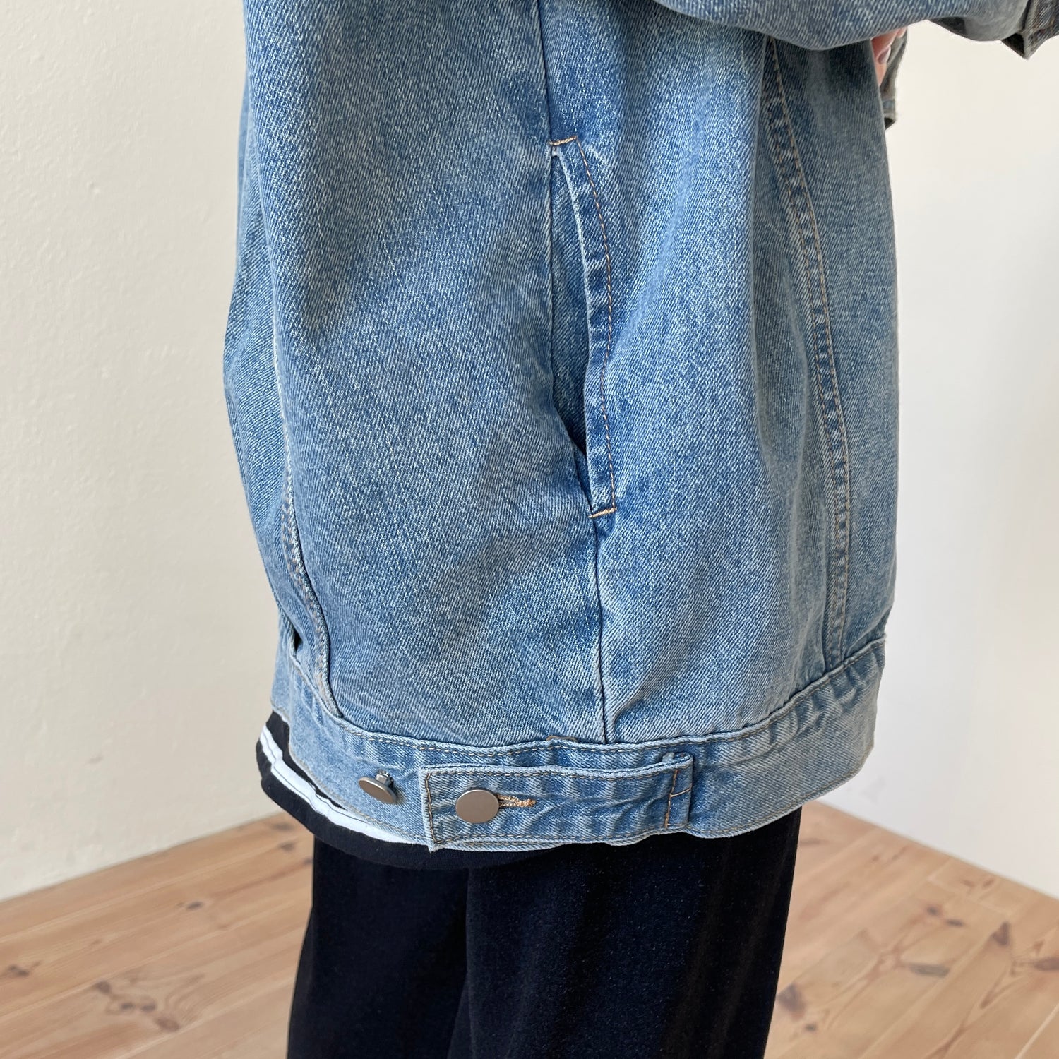 perfect silhouette buddy denim jacket / blue