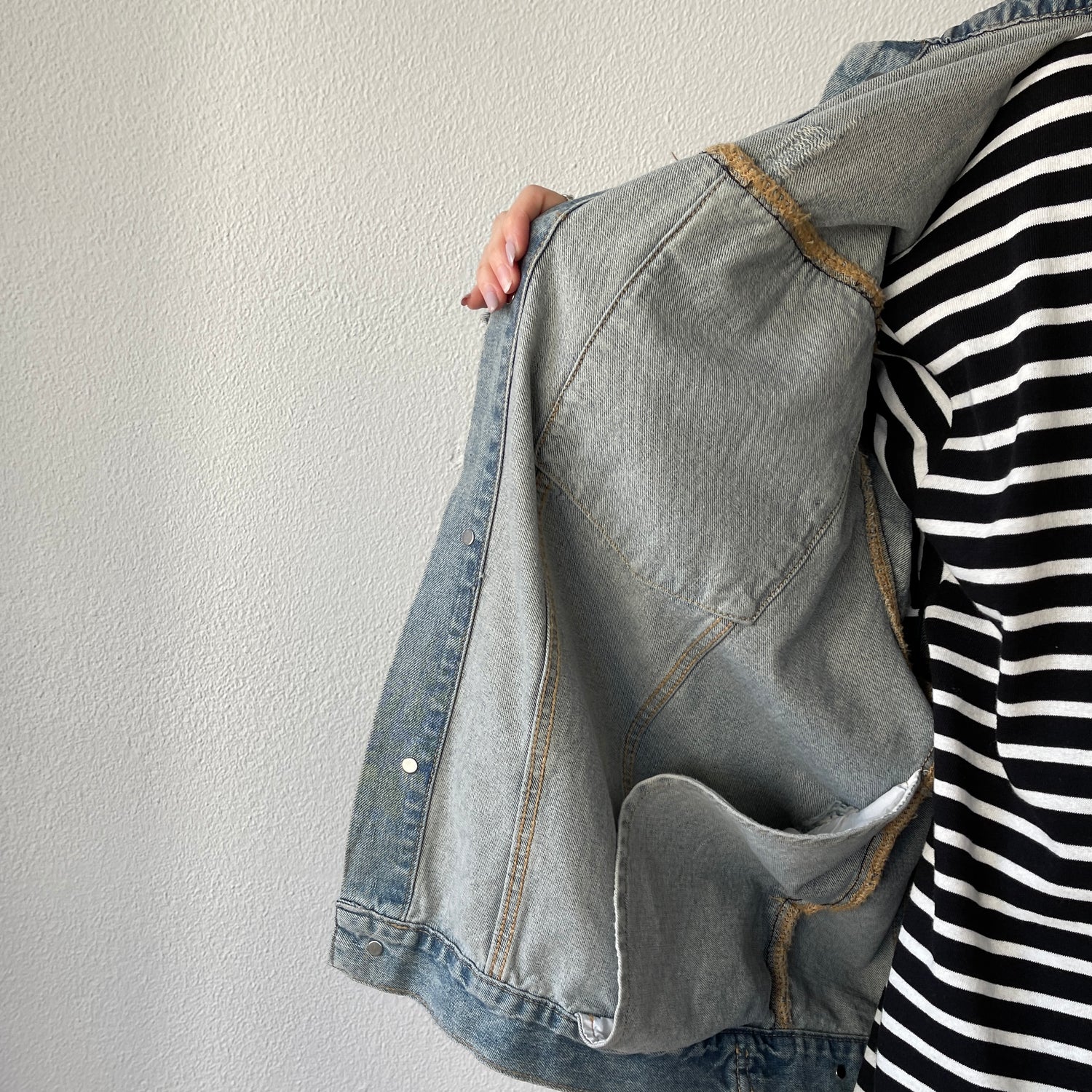 perfect silhouette buddy denim jacket / blue