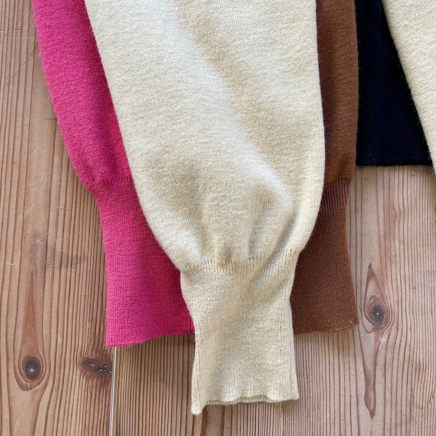 【SAMPLE】alpaca touch knit pants / orange