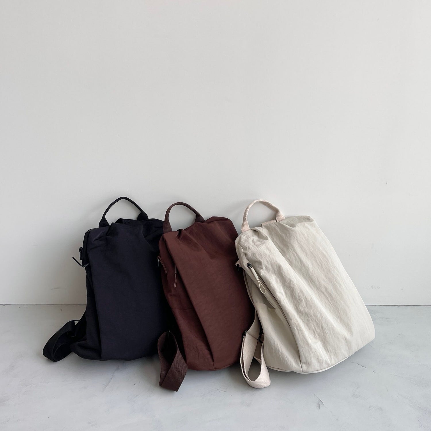 2way nylon backpack / black