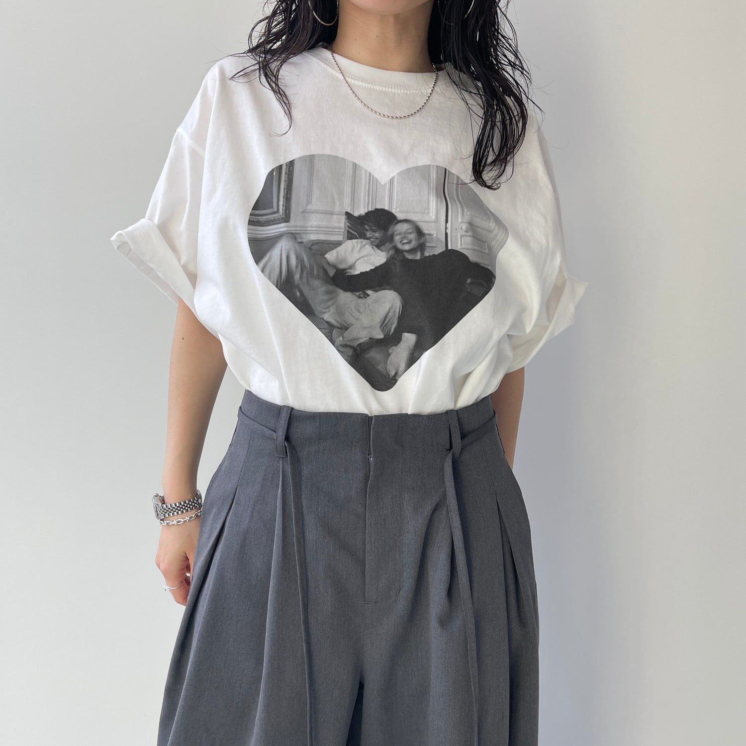 Couple chill tee / ivory