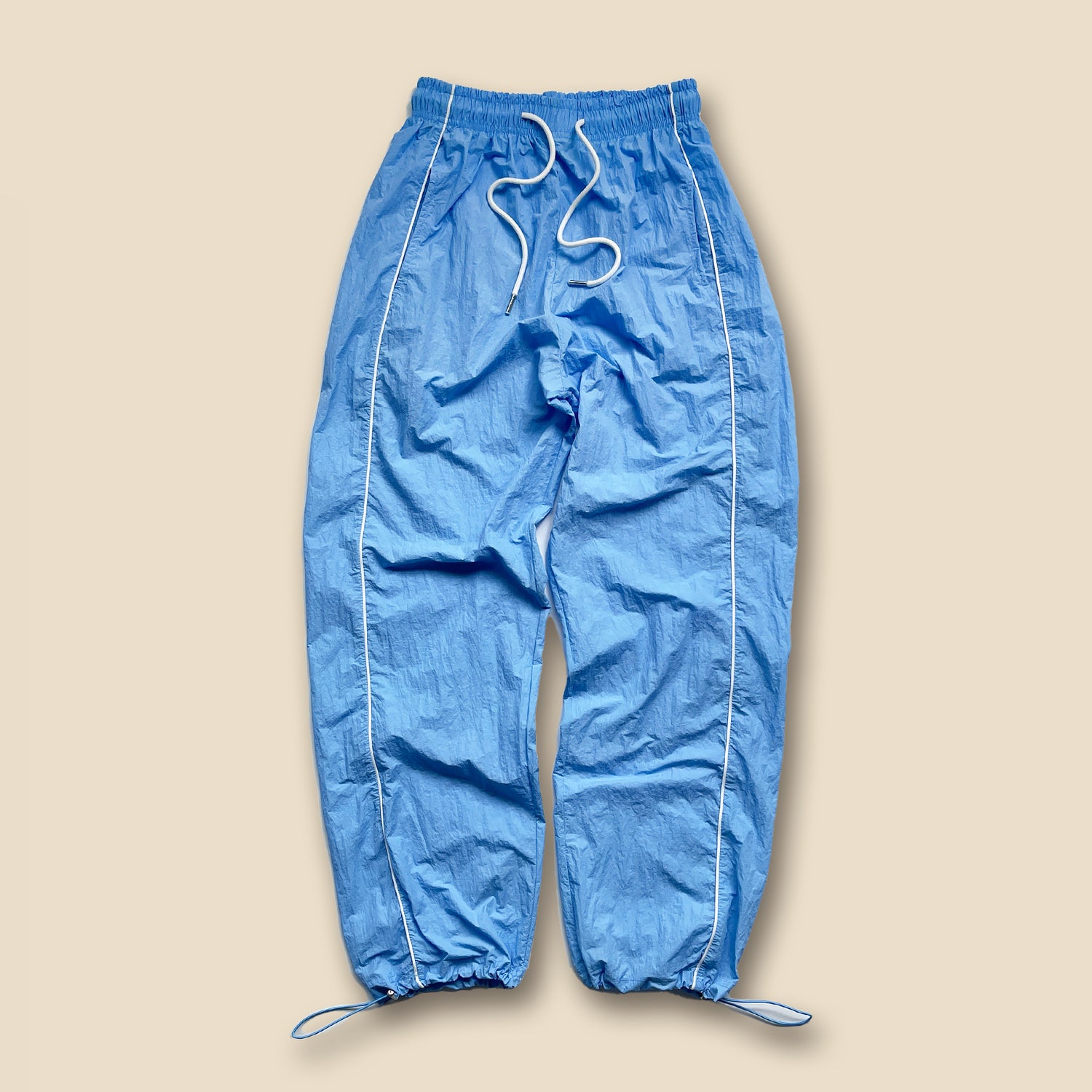 【SAMPLE】nylon line pants / blue