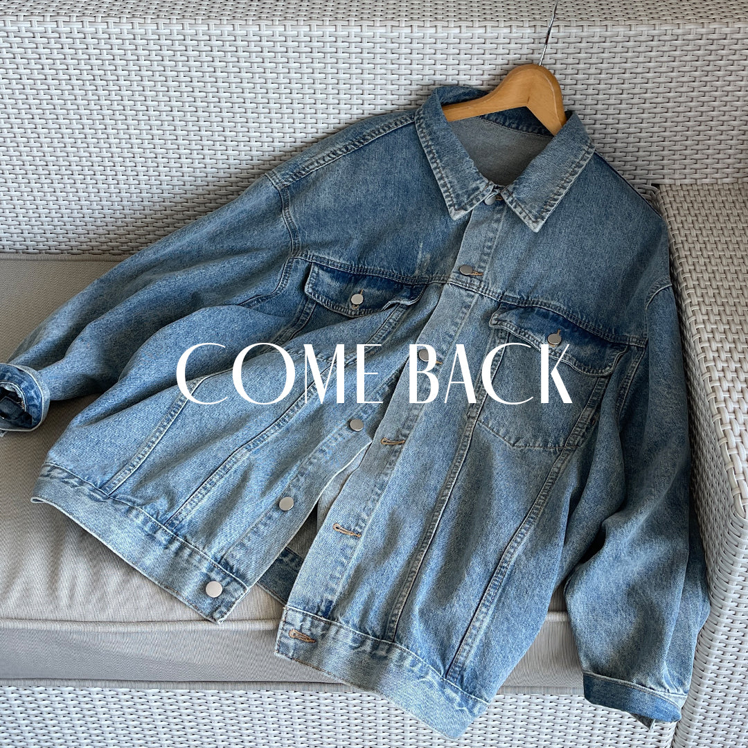 perfect silhouette buddy denim jacket / blue