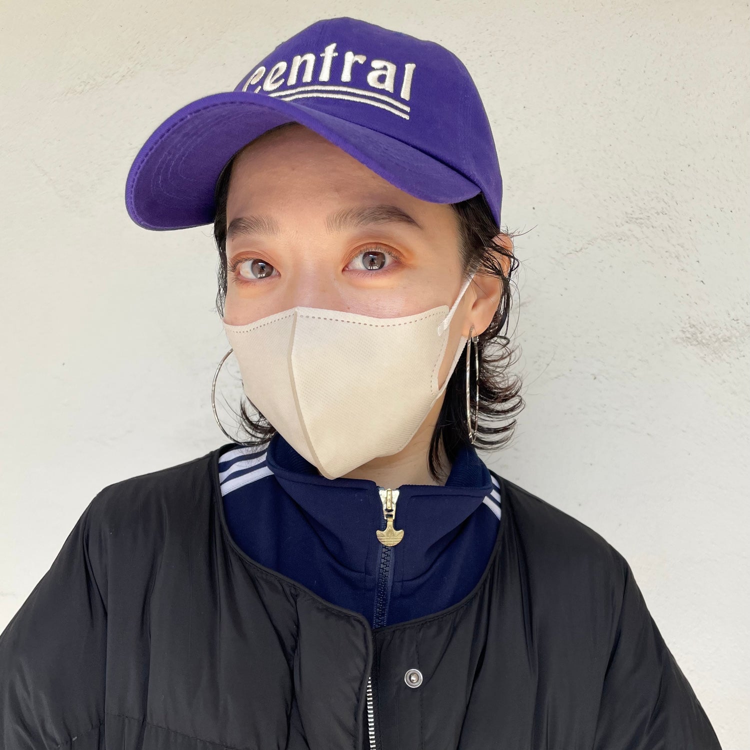 purple cap / purple