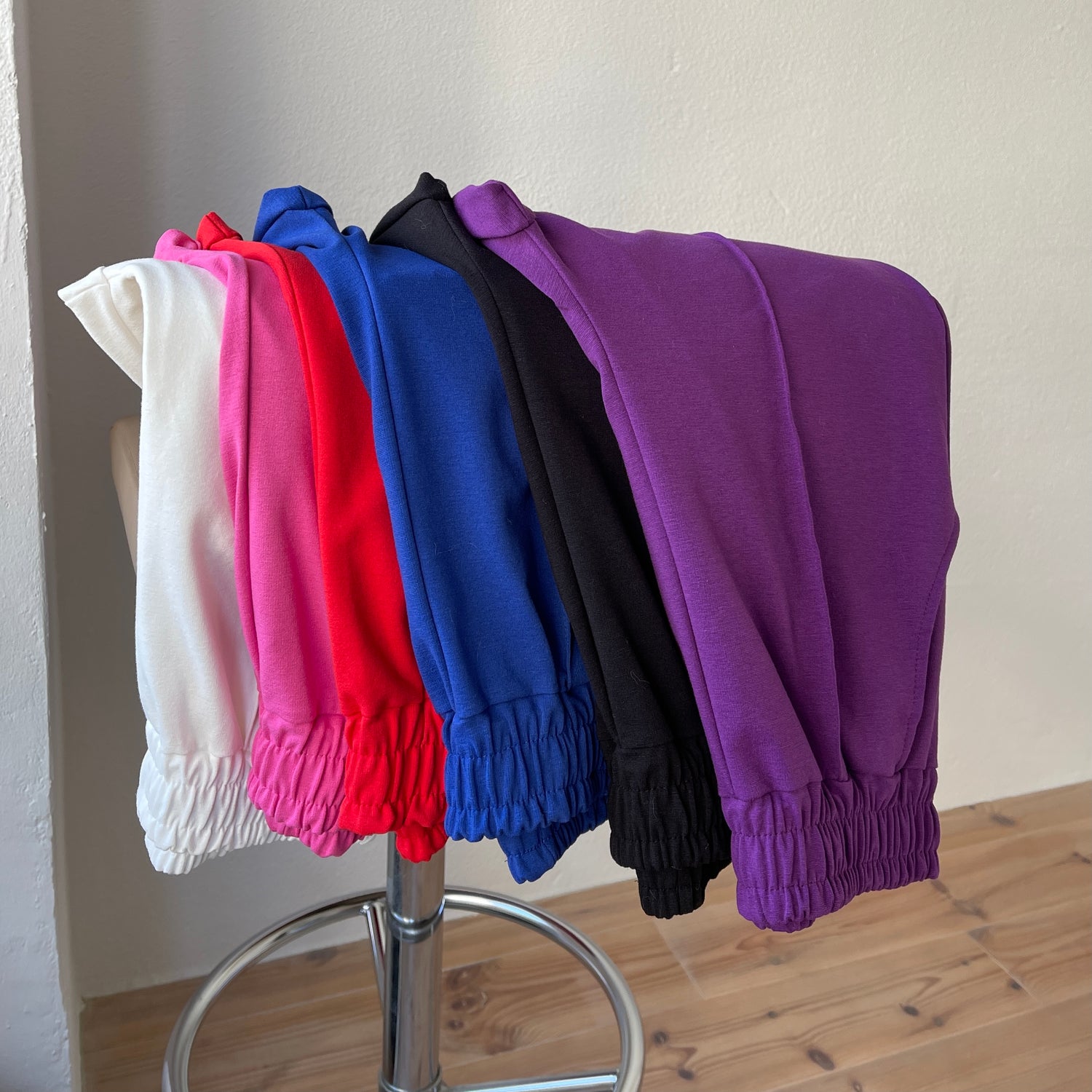 center line relax sweat pants / pink