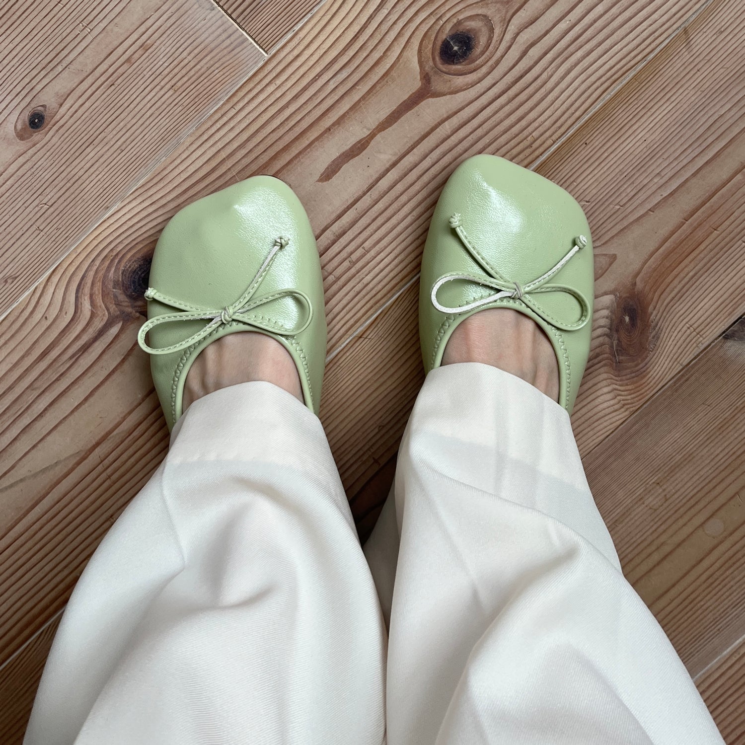 round square ballet shoes