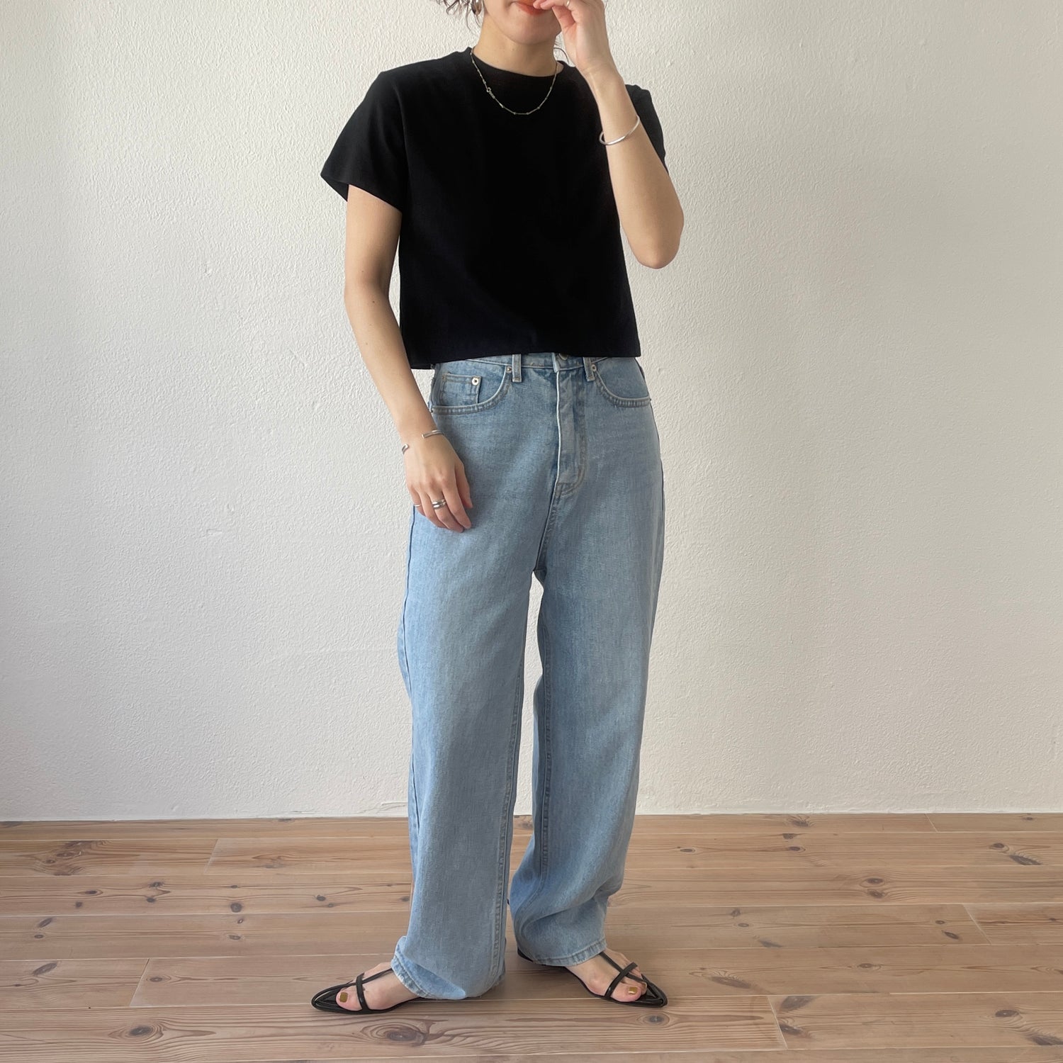 daily daily compact tee / black