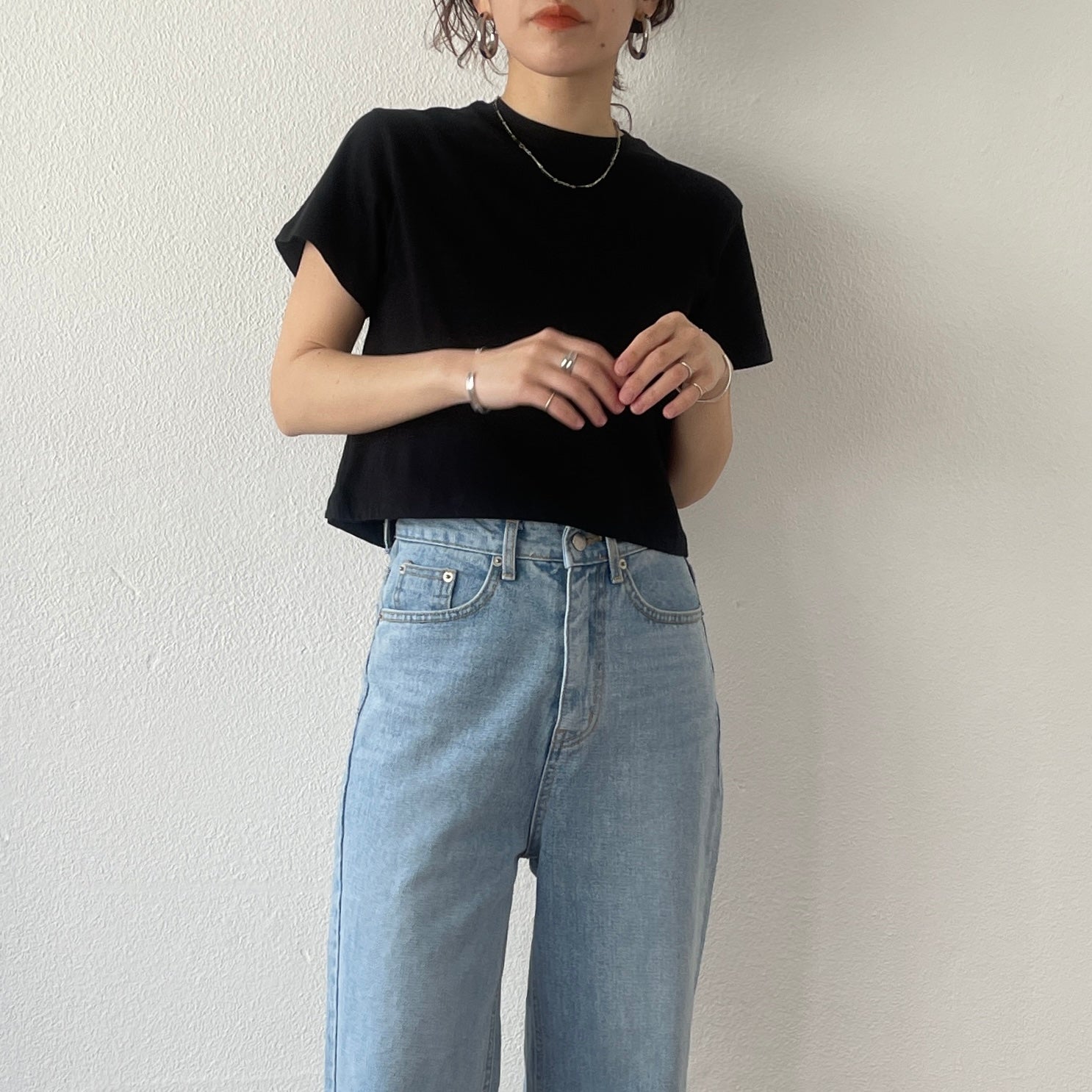 daily daily compact tee / black