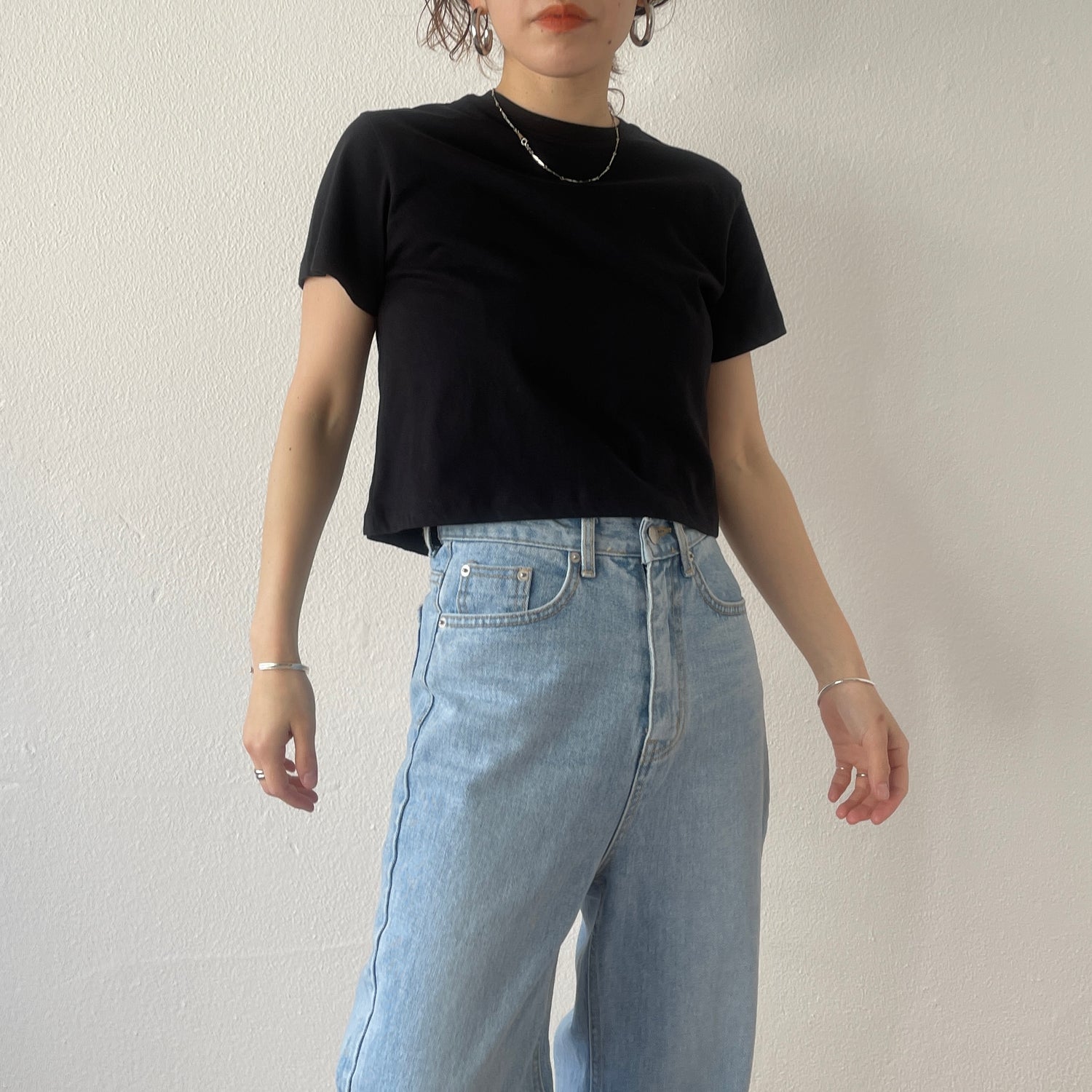 daily daily compact tee / black