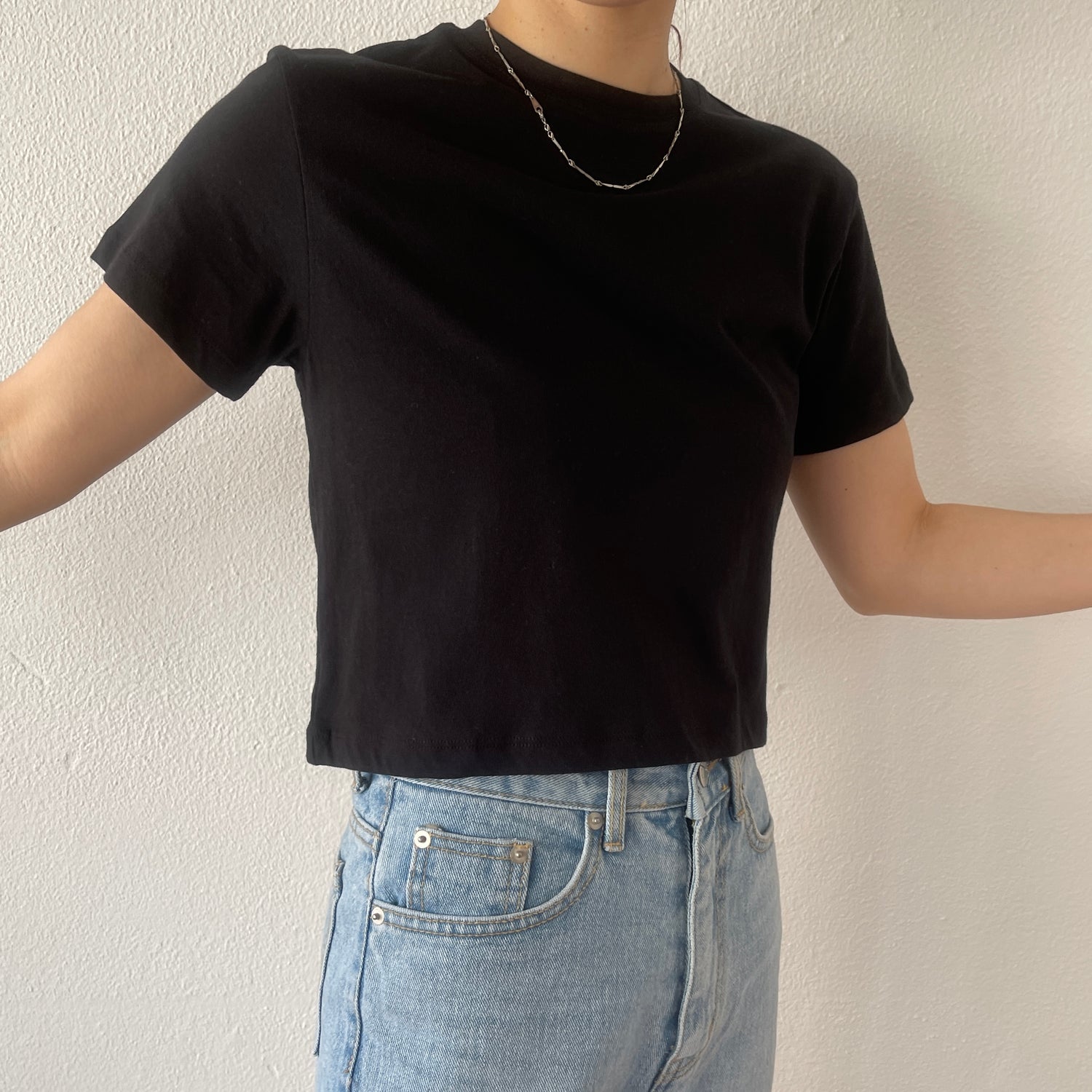 daily daily compact tee / black