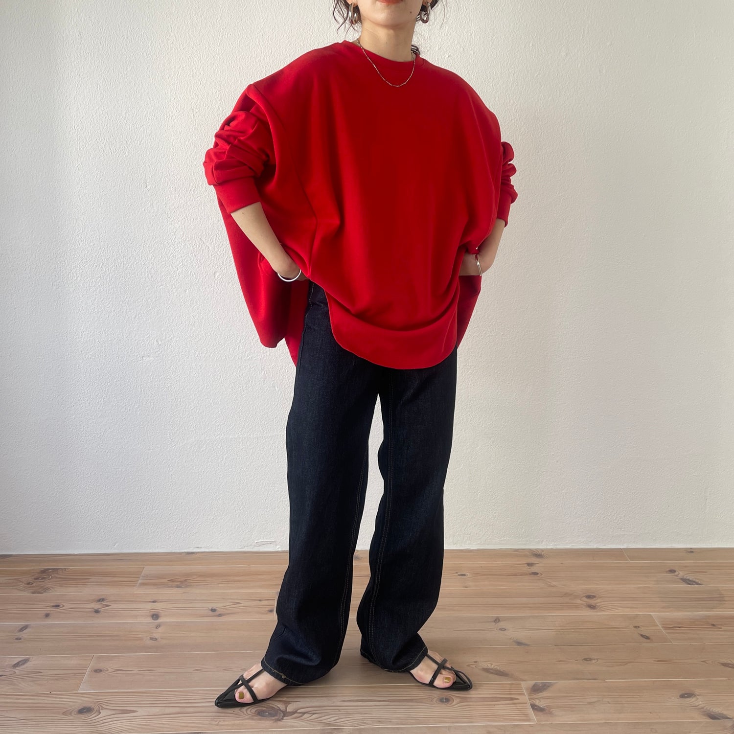 asymmetry design sweat / red
