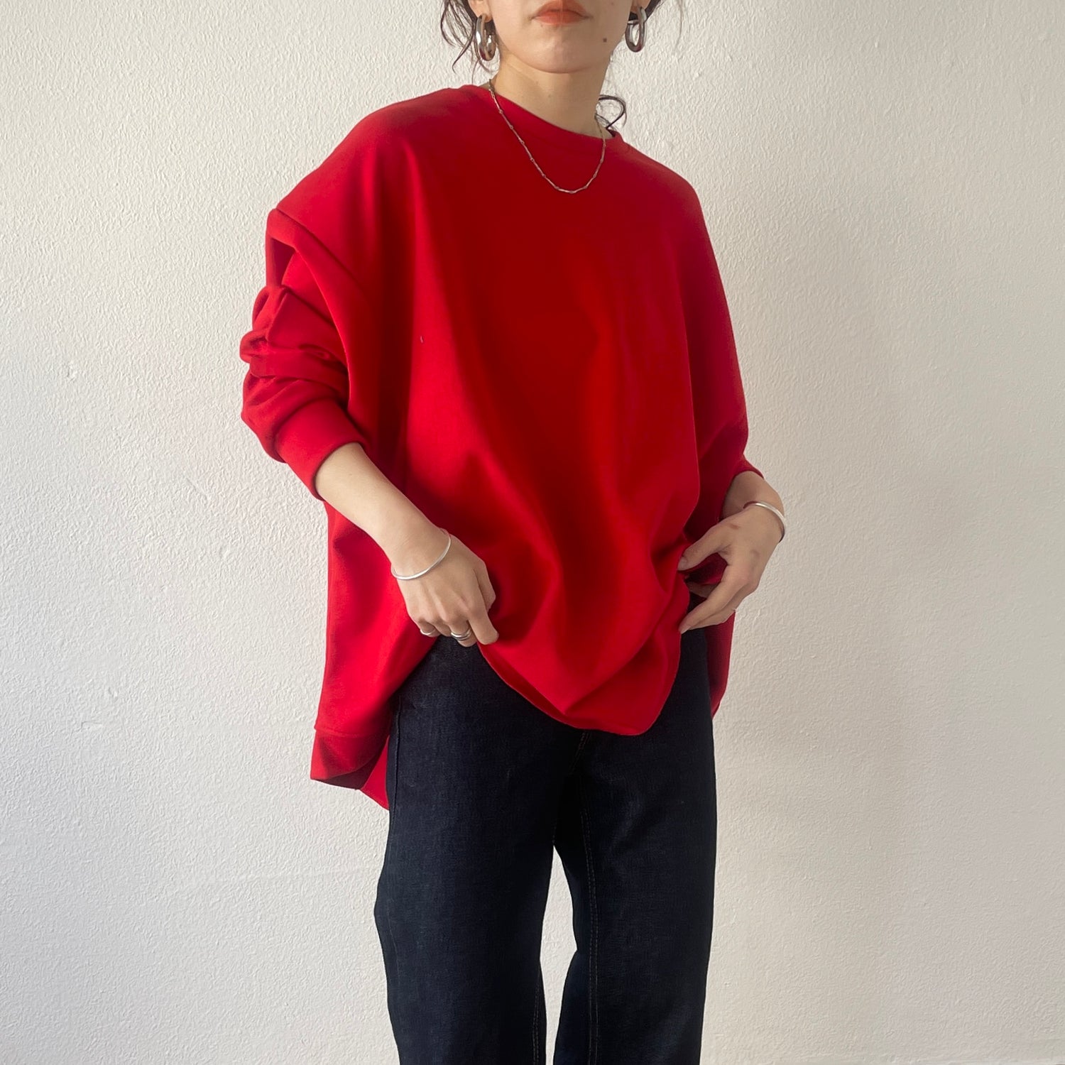 asymmetry design sweat / red