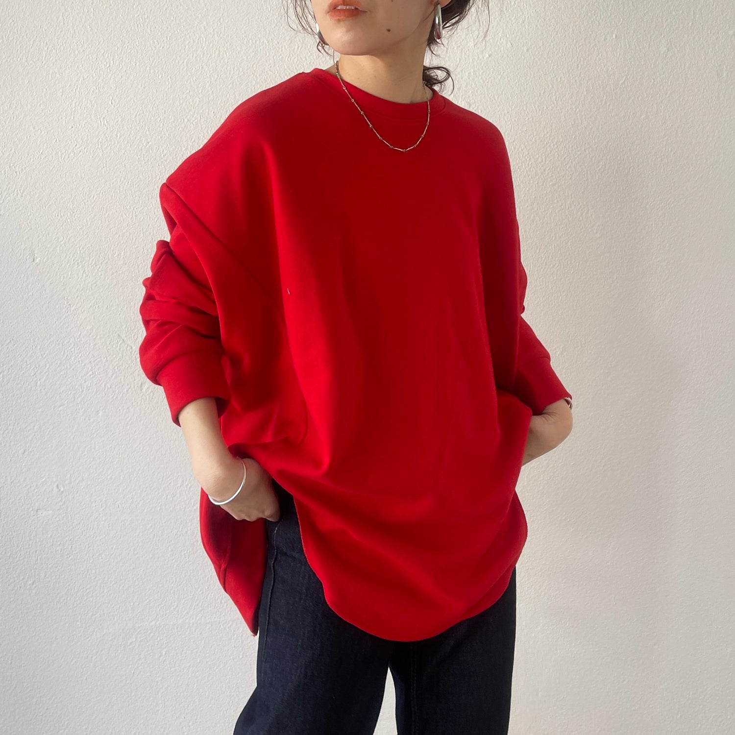 asymmetry design sweat / red