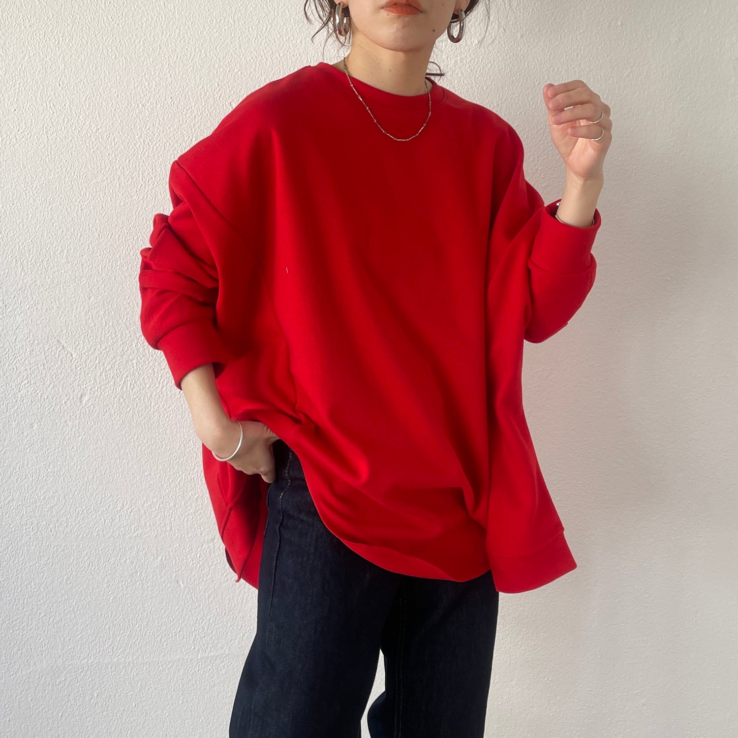 asymmetry design sweat / red