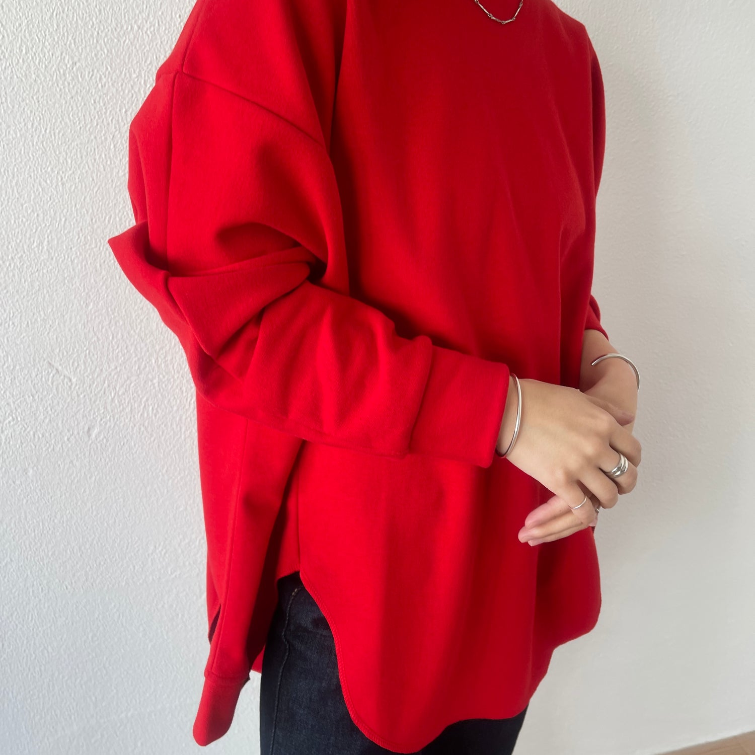 asymmetry design sweat / red
