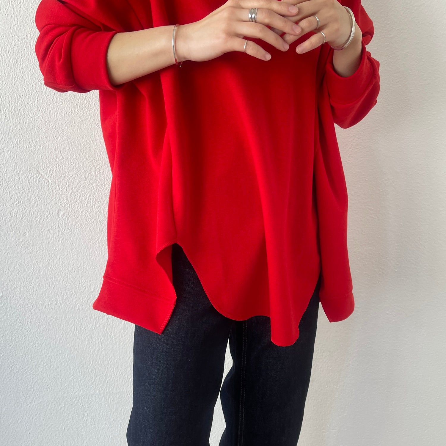 asymmetry design sweat / red