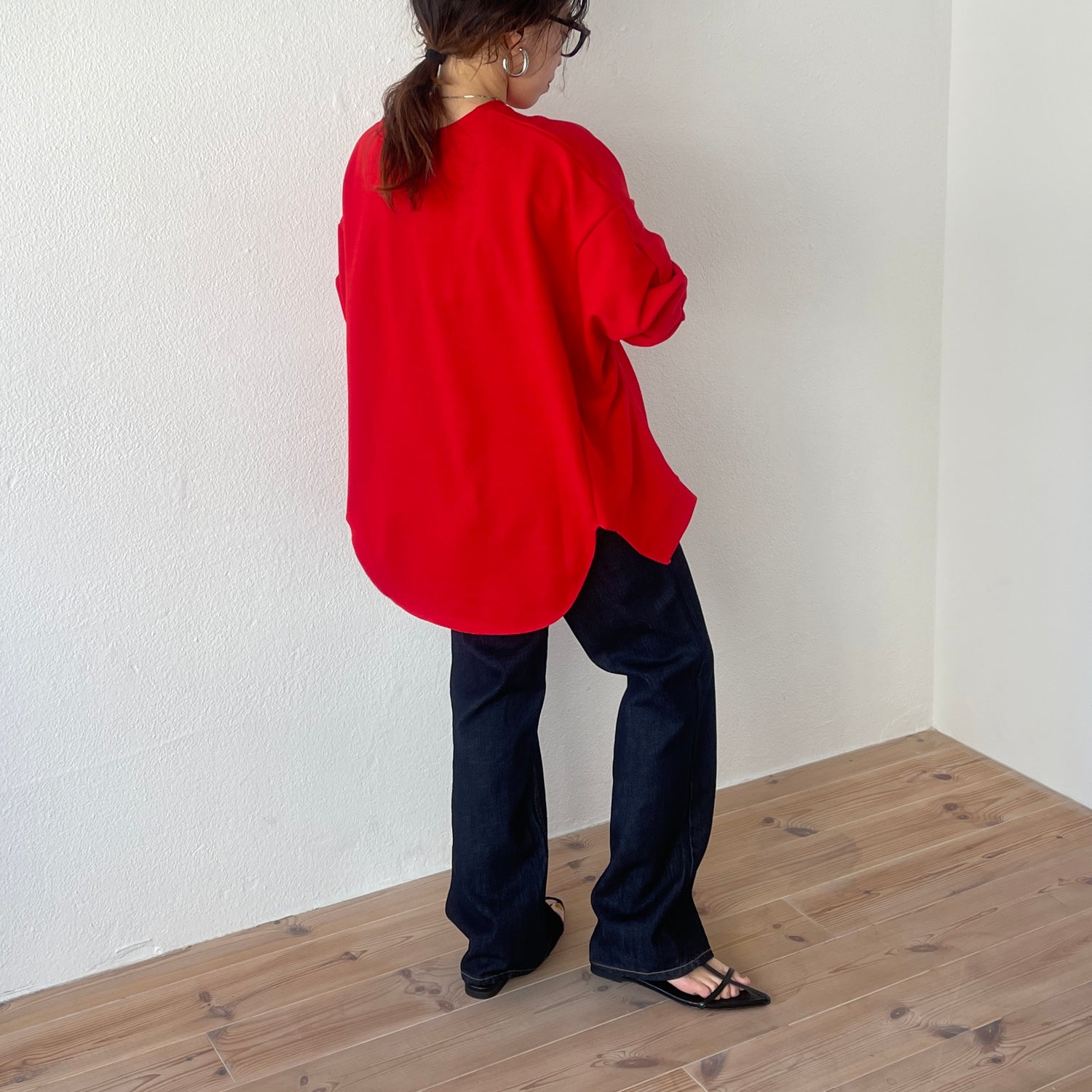 asymmetry design sweat / red