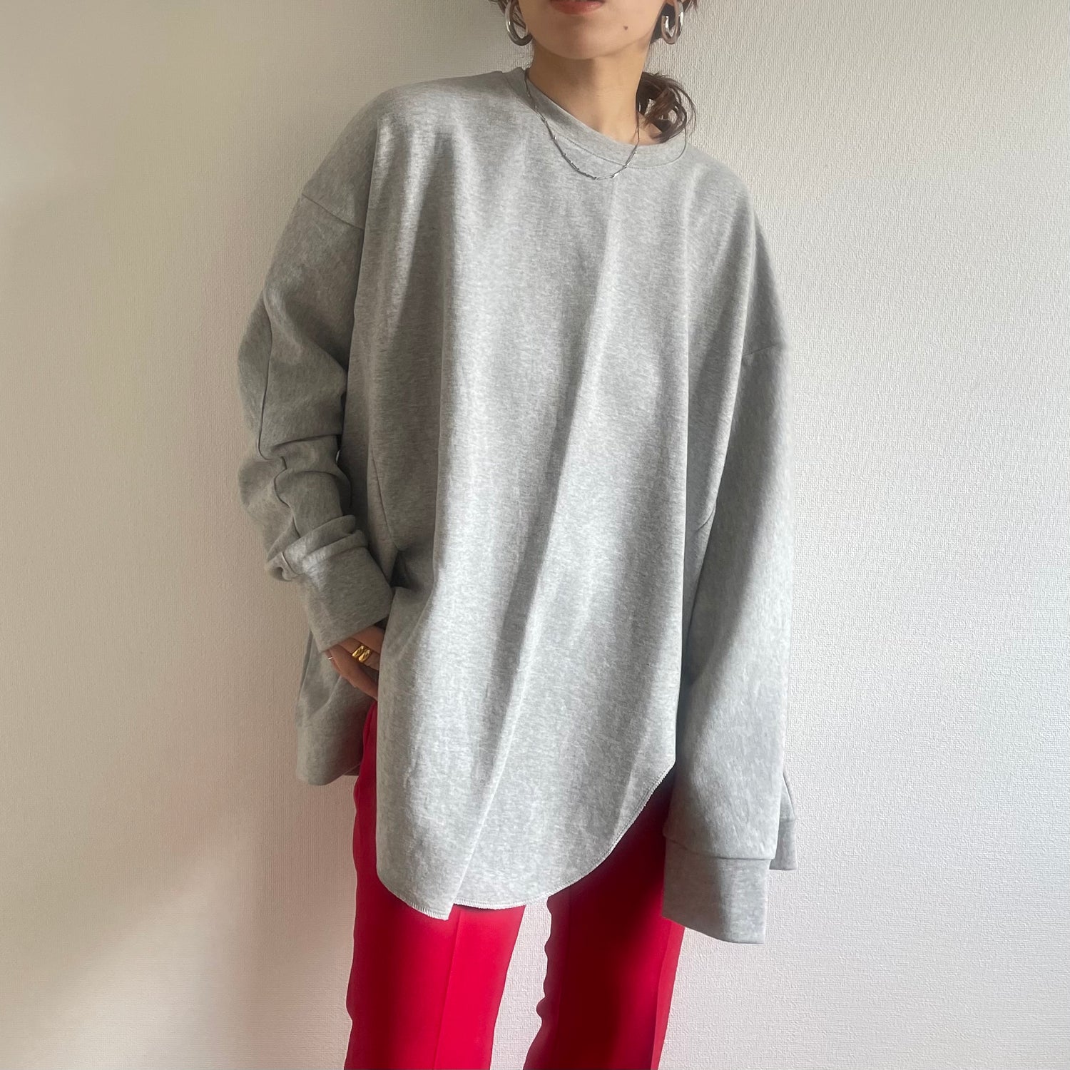 asymmetry design sweat / gray