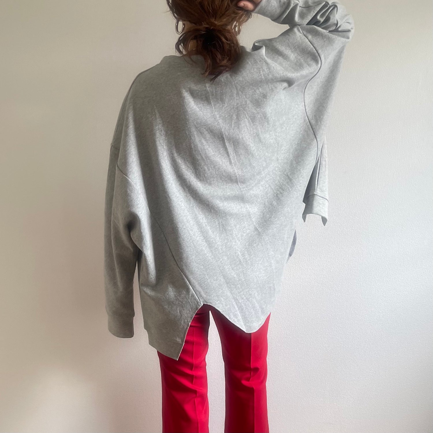 asymmetry design sweat / gray