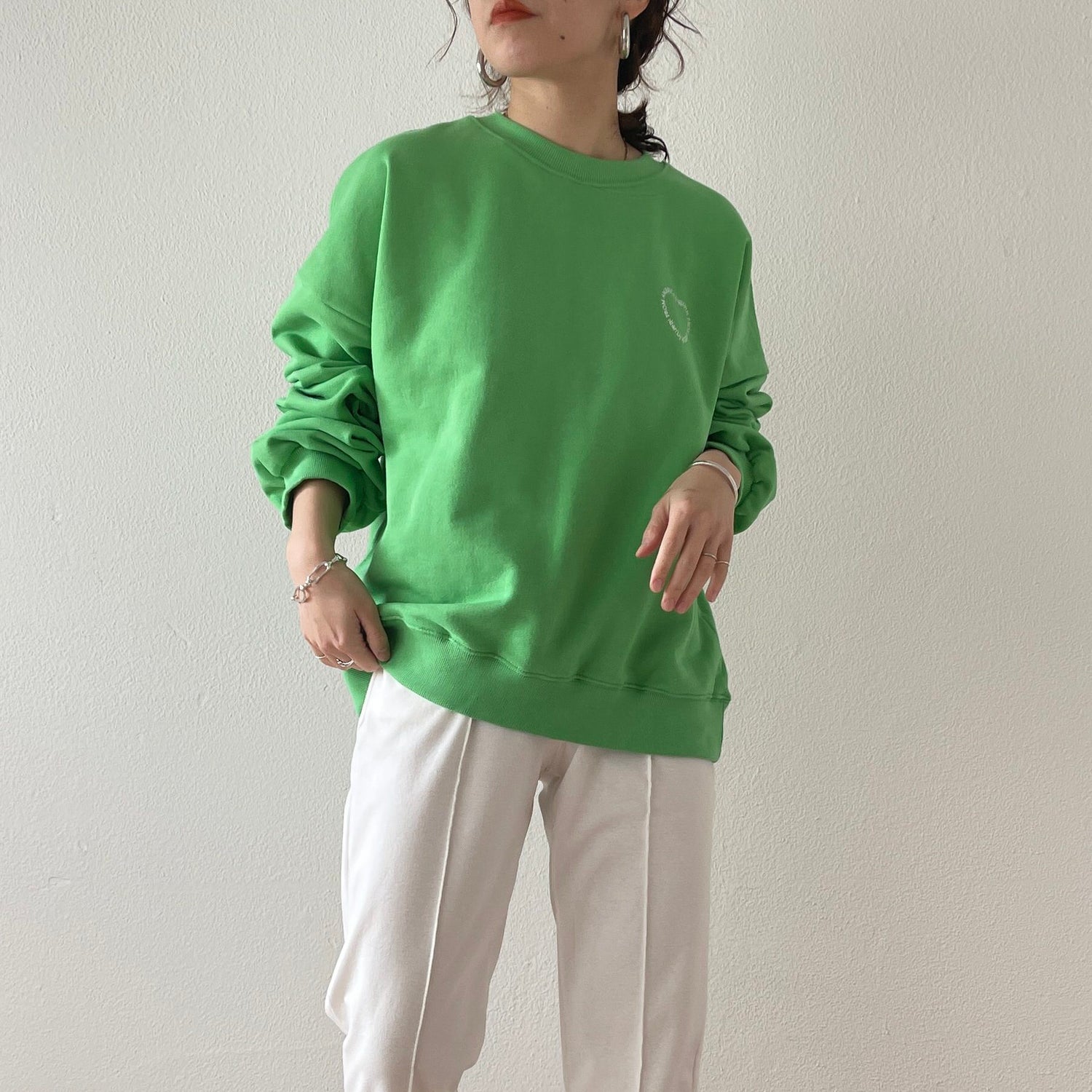 american muffin sweat / green
