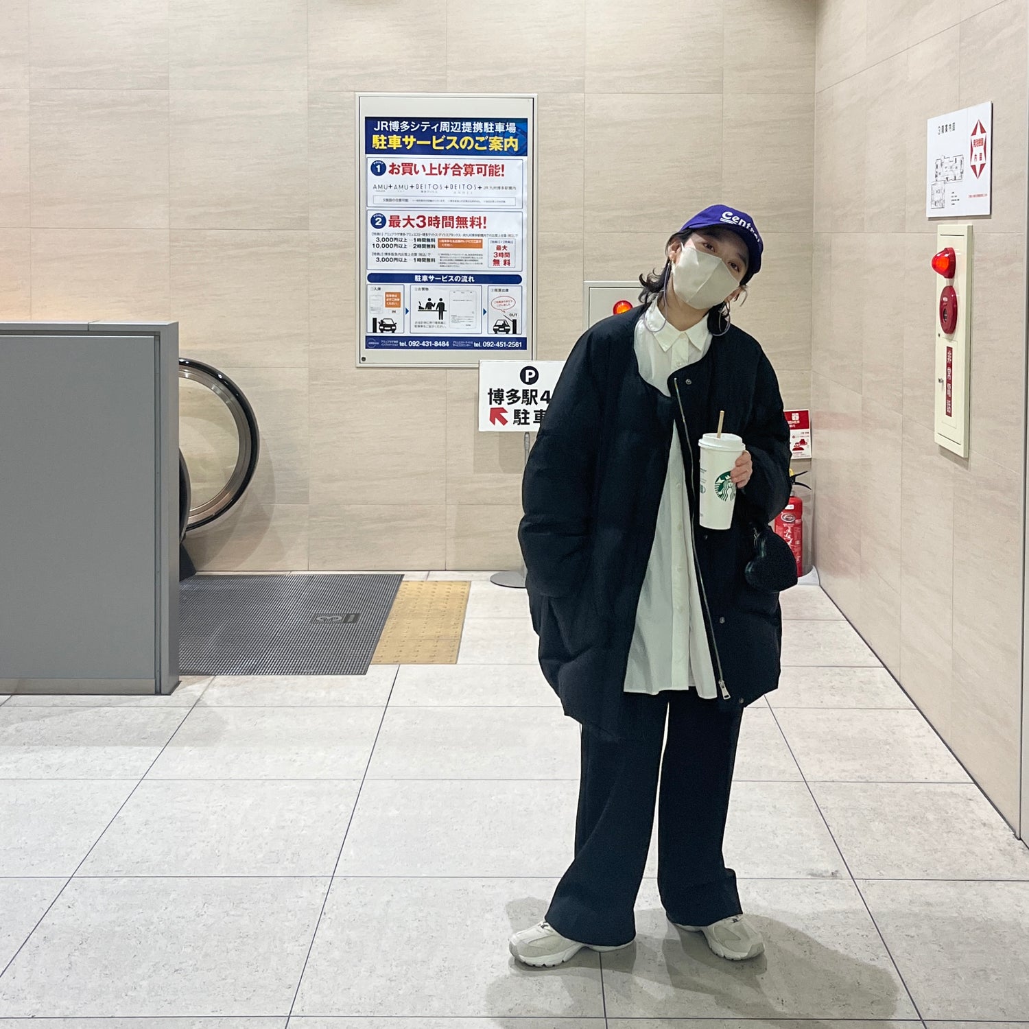 purple cap / purple