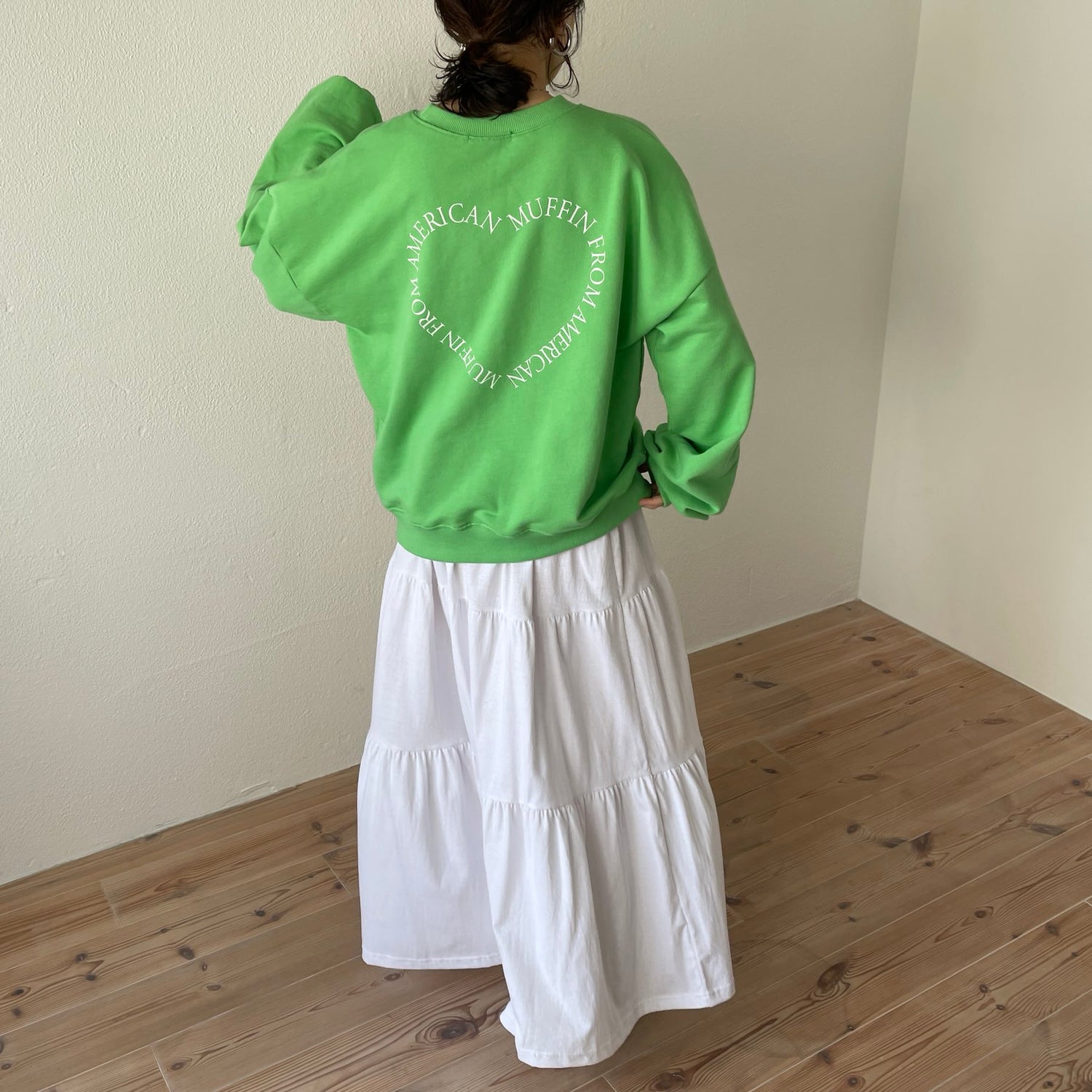 american muffin sweat / green
