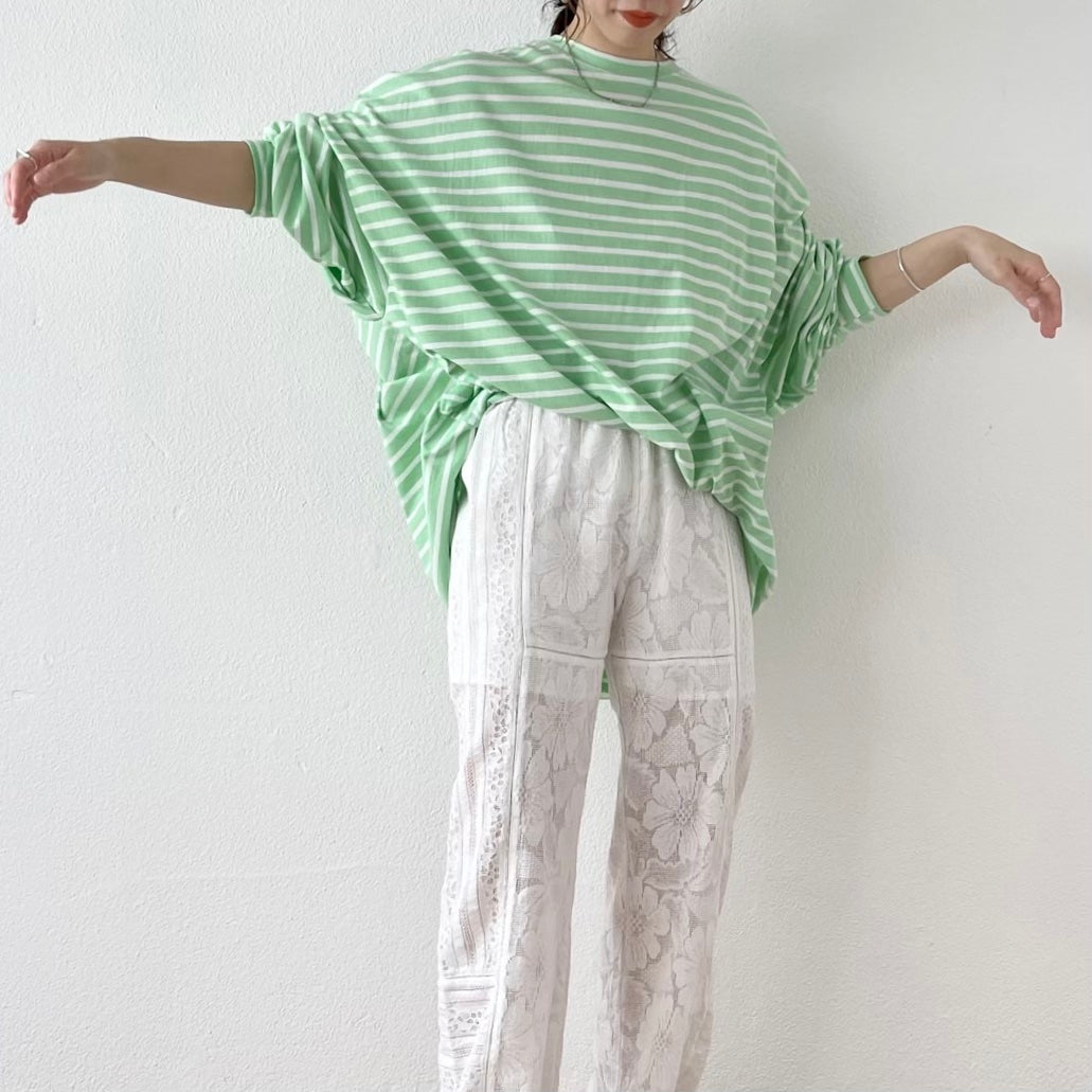 vintage like lace pants / ivory