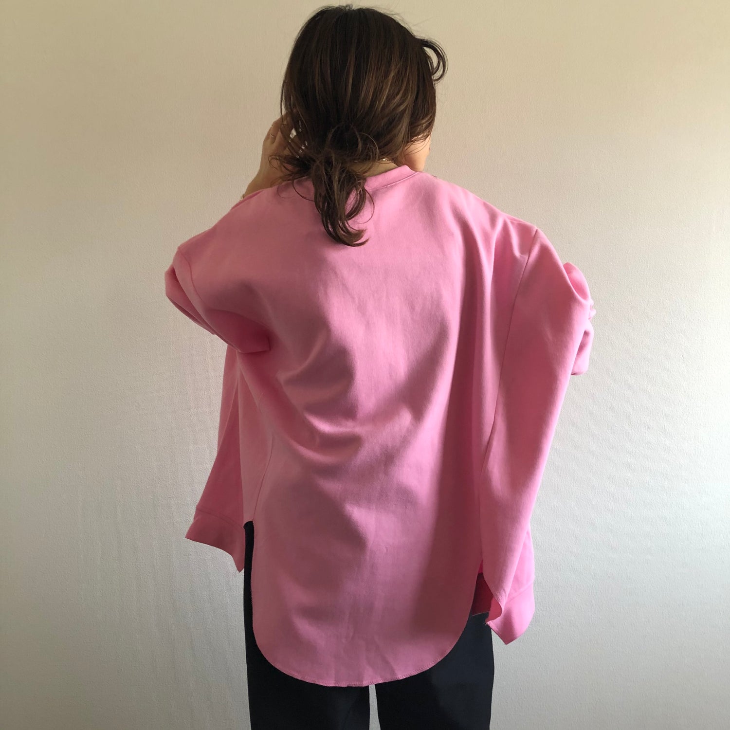 asymmetry design sweat / pink