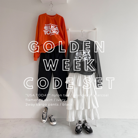 GOLDEN WEEK CODE SET