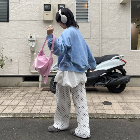 DOT PANTS / ivory