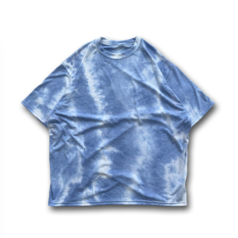 【SAMPLE】Tie-dye big tee / sky
