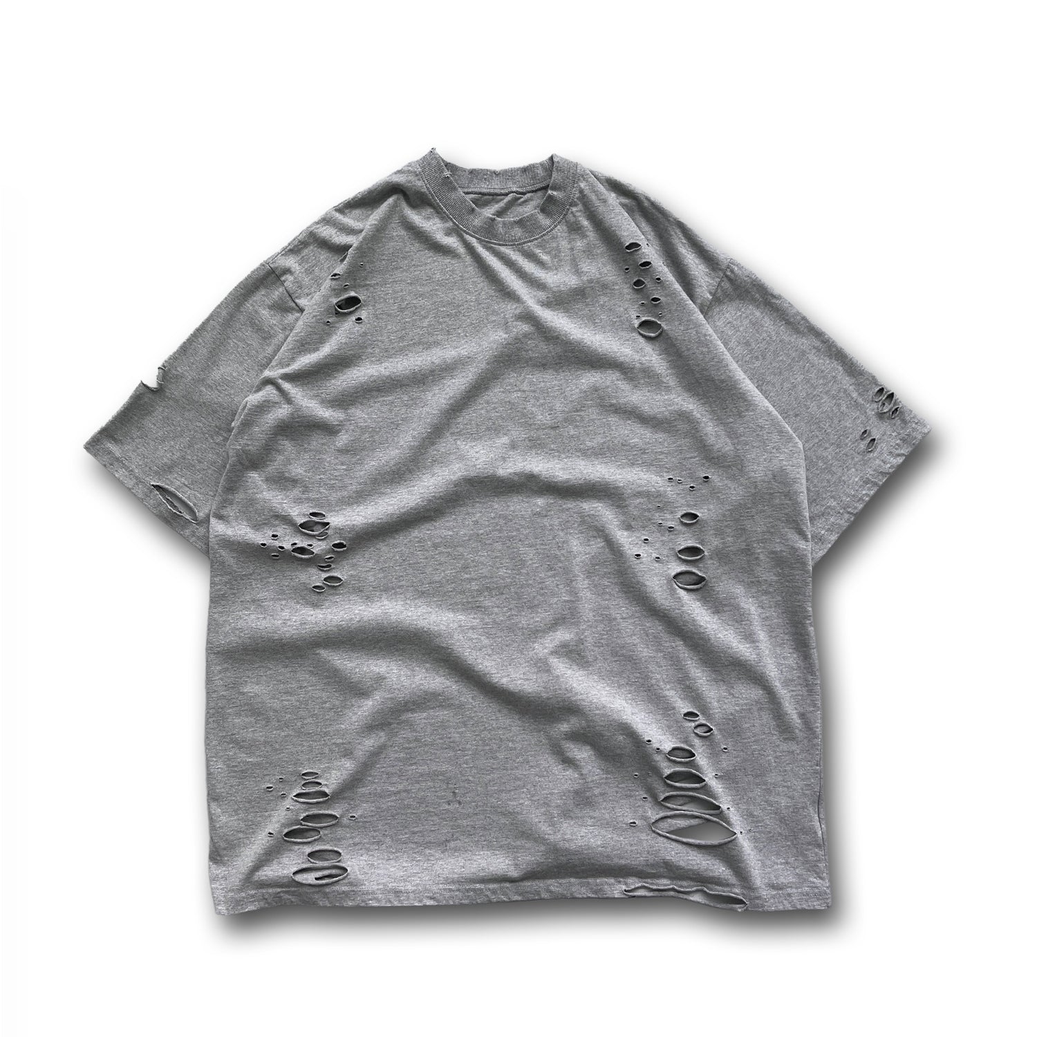 【SAMPLE】Heavy damage big tee / gray