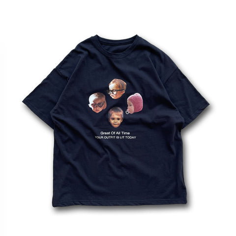 【SAMPLE】G.O.A.T. Babies tee / black