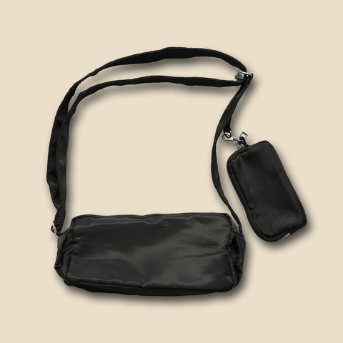 【SAMPLE】square shoulder bag / black