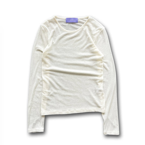 【SAMPLE】stretch tops / ivory