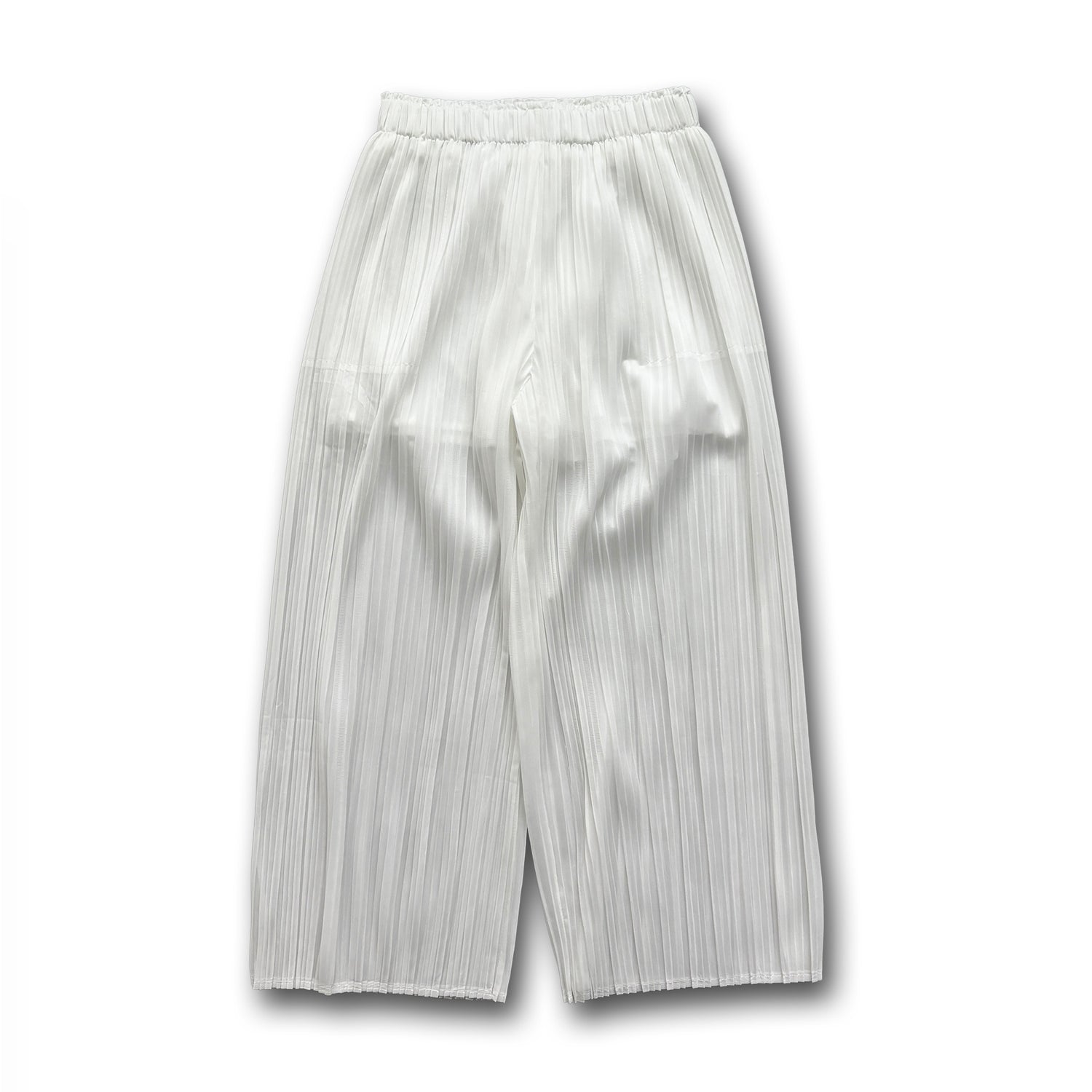 【SAMPLE】pleats pants / white