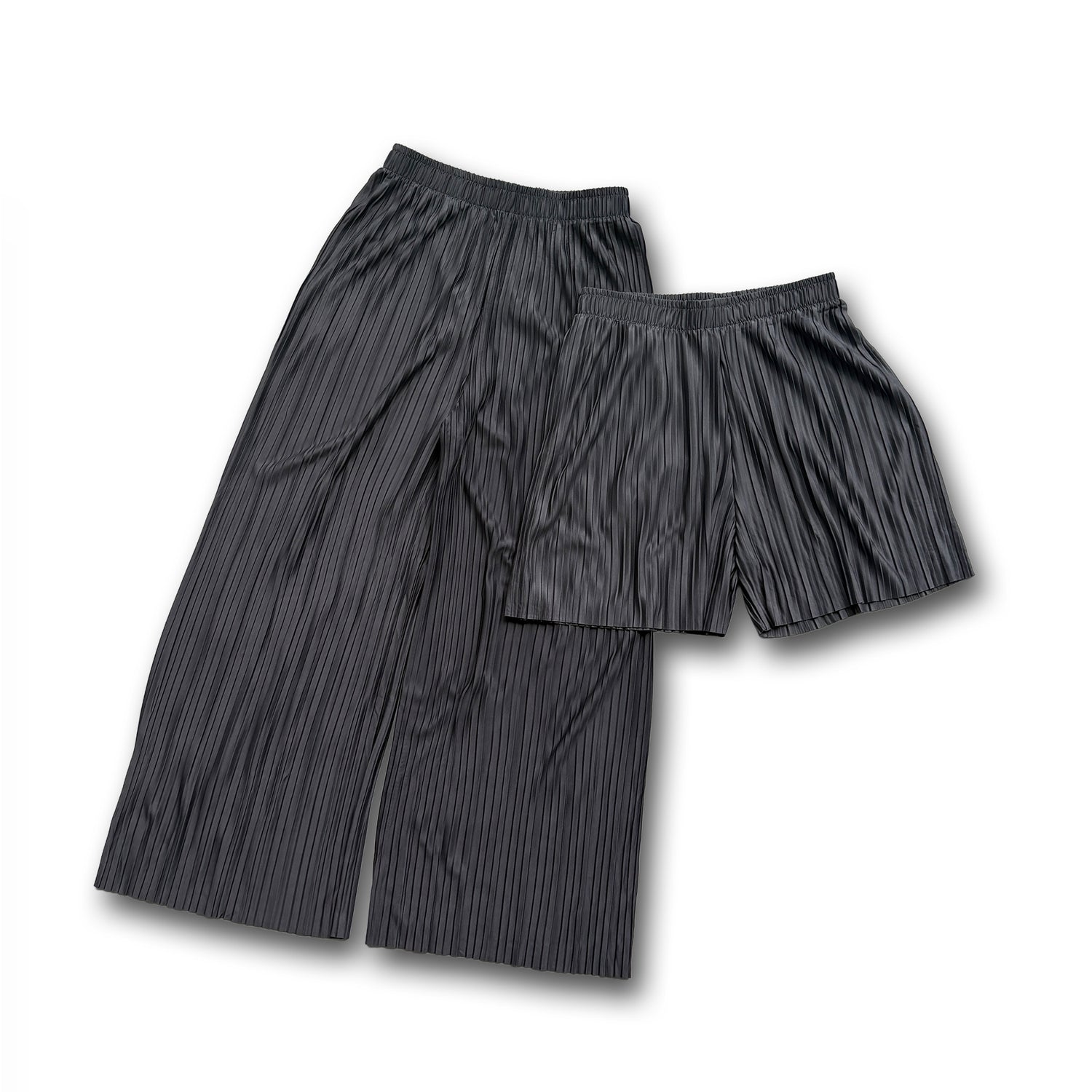 【SAMPLE】relax pleats pants (2点set)  / charcoal