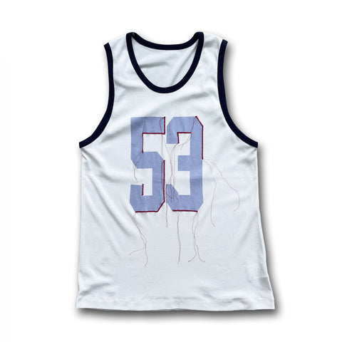 【SAMPLE】NUMBER 53 tanktop / white