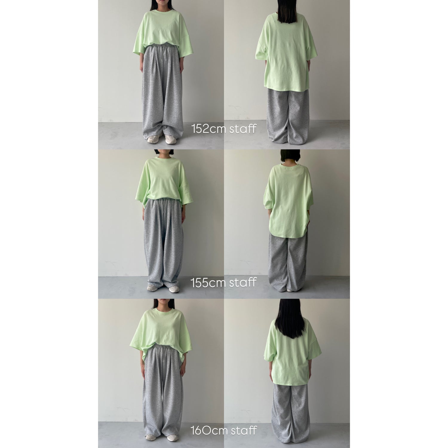 super loose sweat pants / gray
