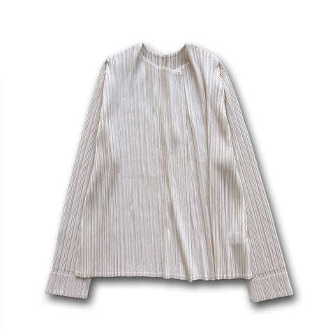 【SAMPLE】pleats cardigan / beige