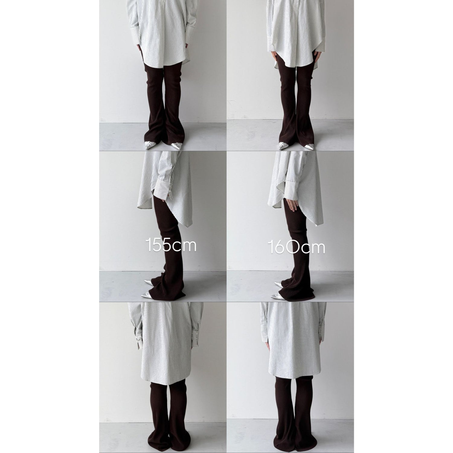 daily daily super stretch pleats flare pants / navy