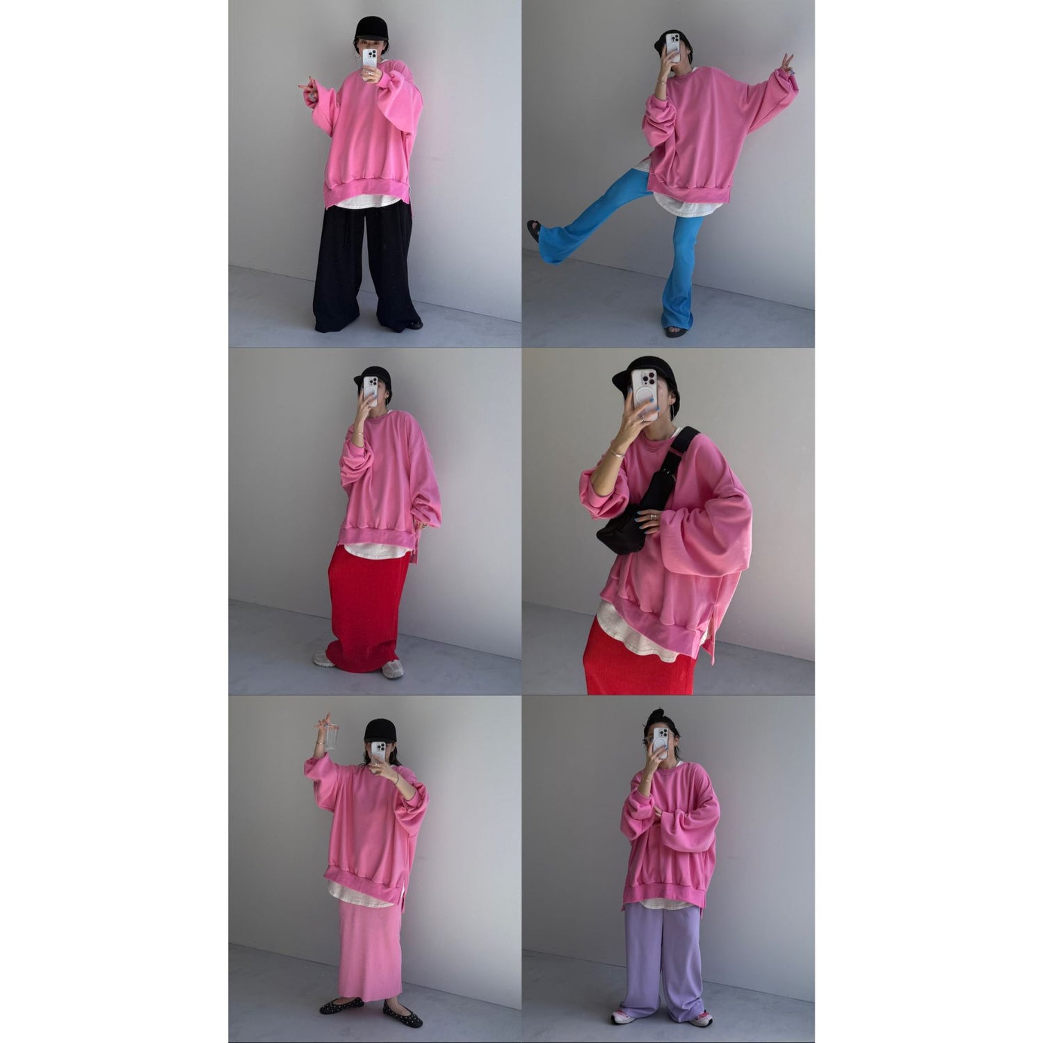 OSUMITSUKI sweat / pink [SHORT or FREE]