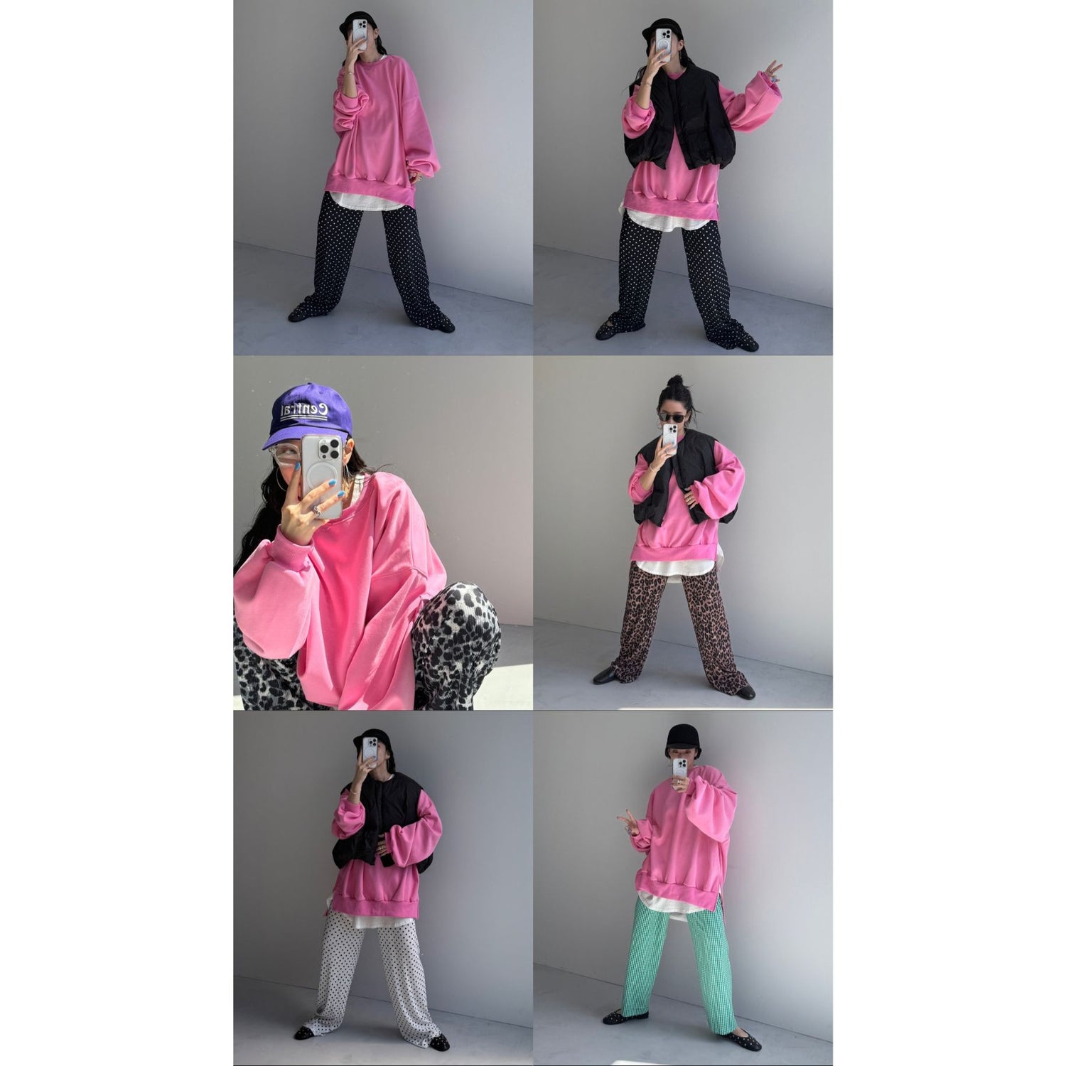 OSUMITSUKI sweat / pink [SHORT or FREE]