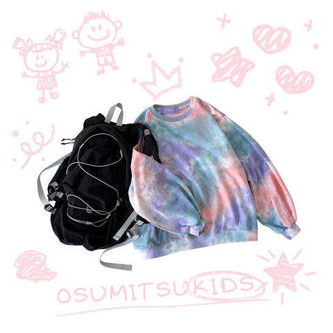 OSUMITSUKids sweat / mix1（ピンク系）