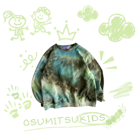 OSUMITSUKids sweat / mix2（グリーン系）
