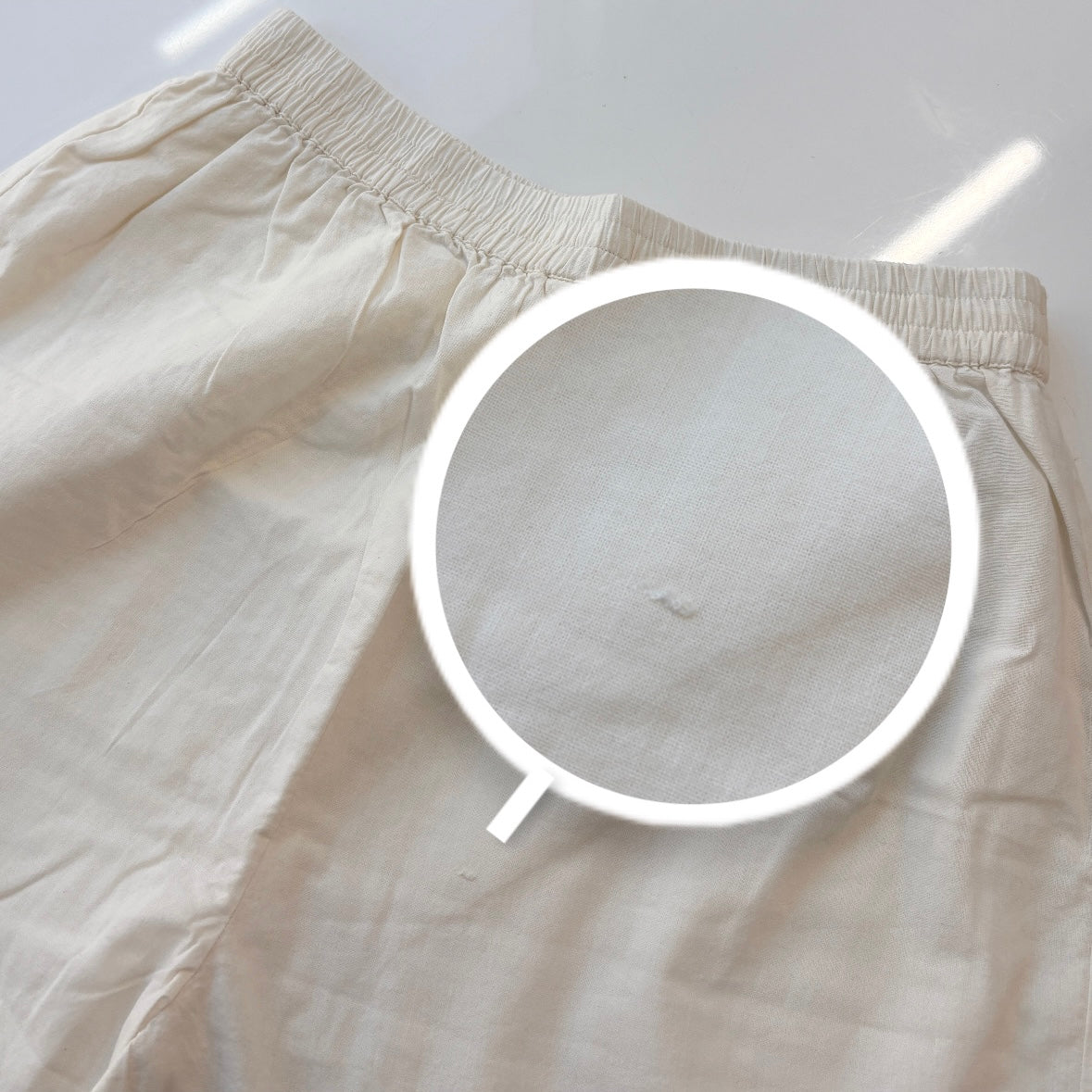 【SAMPLE】vintage like lace pants / ivory [FREE or LONG]