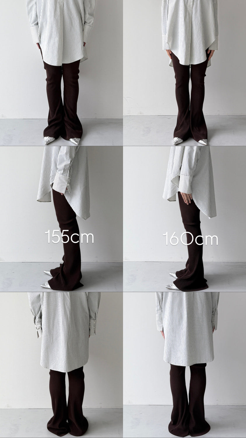 【公式サイト限定カラー】daily daily super stretch pleats flare pants / brown