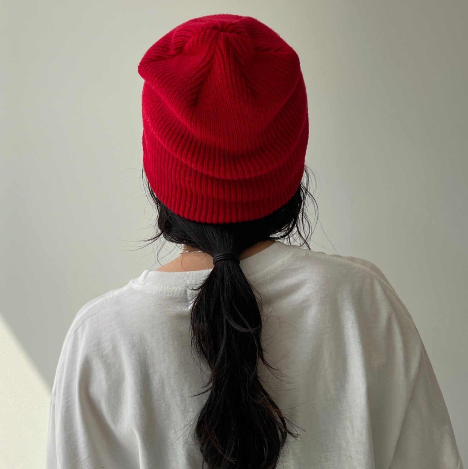 buddy beanie / red [FREE or SMALL]